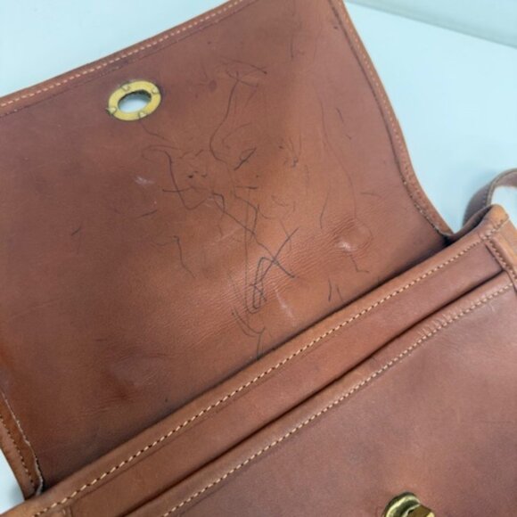 COACH VINTAGE BAG #5047 PRE OWN  BROWN COLOR - Picture 8 of 9